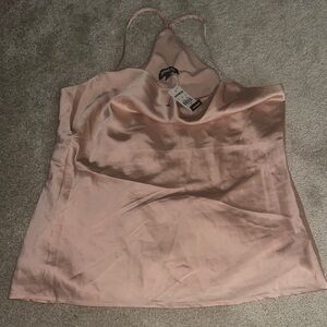 Express Blush Satin Camisole (NWT)